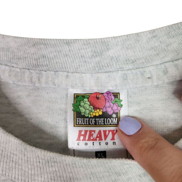 Vtg Bahamas Shirt Mens XL Gray Single Stitch Fruit of the Loom Reggae Rasta‎ 90s - Picture 10 of 12